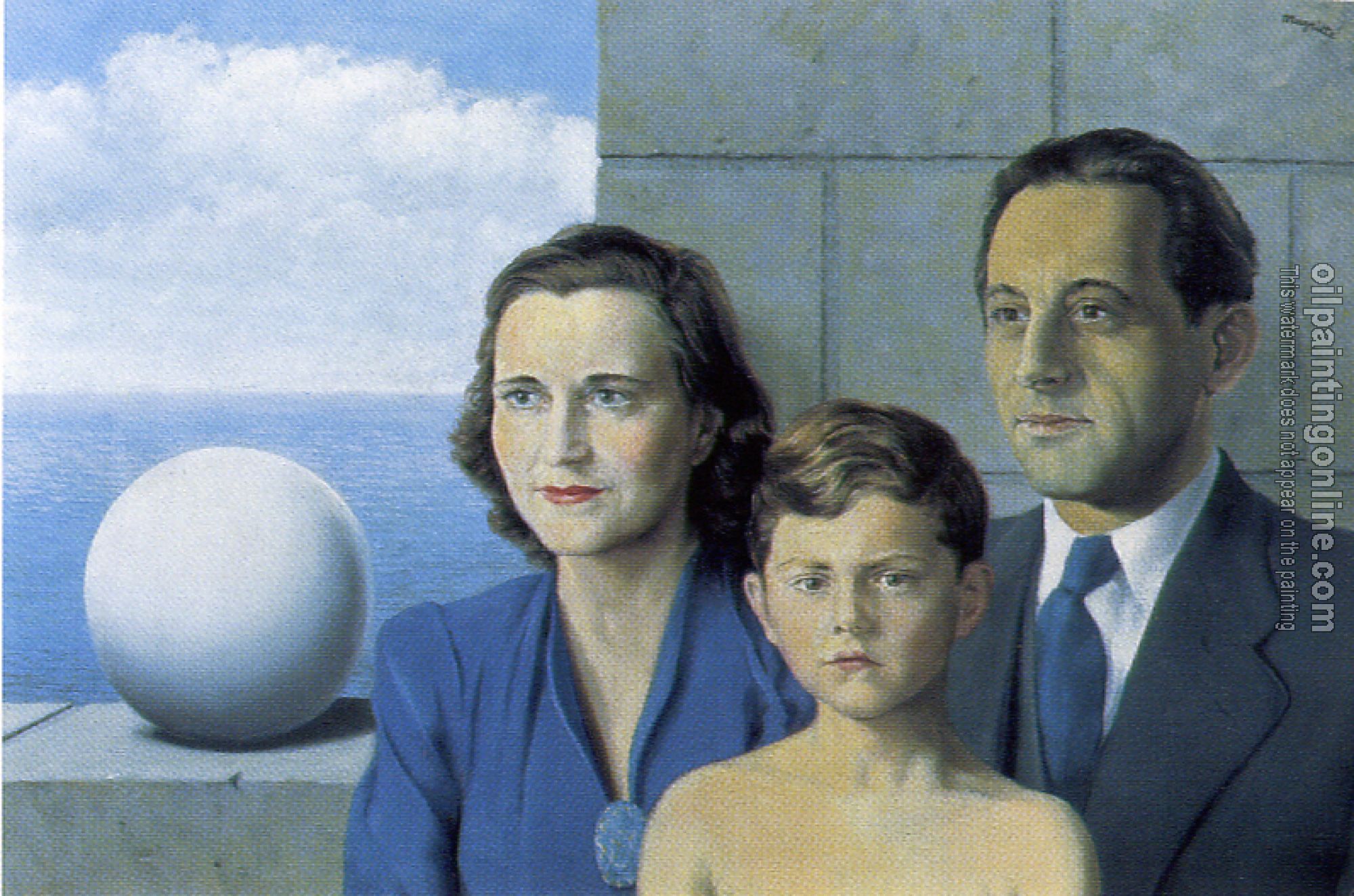 Magritte, Rene - portrait of the giron family